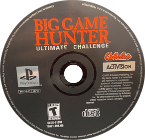 Cabela's Big Game Hunter: Ultimate Challenge - Disc Image