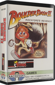 Boulder Dash II: Rockford's Revenge - Box - 3D Image