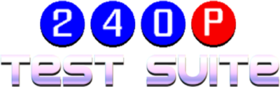 240p Test Suite - Clear Logo Image