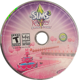 The Sims 3: Katy Perry Sweet Treats - Disc Image