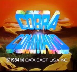 Cobra Command - Screenshot - Game Title Image