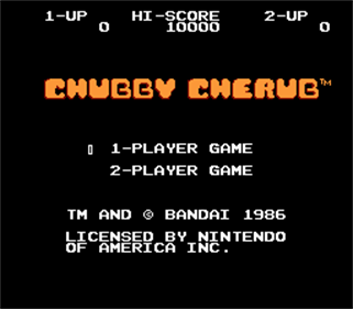 Chubby Cherub - Screenshot - Game Title Image