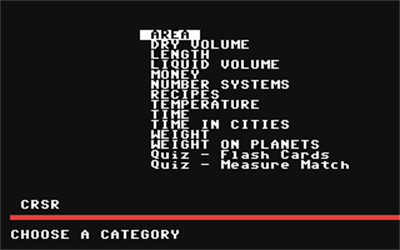 MasterType's Figures and Formulas - Screenshot - Game Select Image