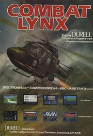 Combat Lynx - Advertisement Flyer - Front Image