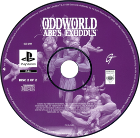 Oddworld: Abe's Exoddus - Disc Image