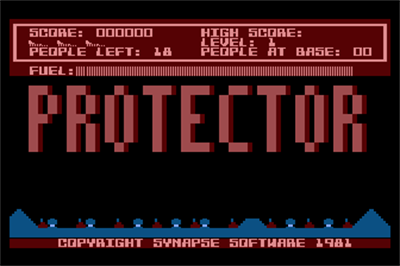 Protector (Synapse Software) - Screenshot - Game Title Image