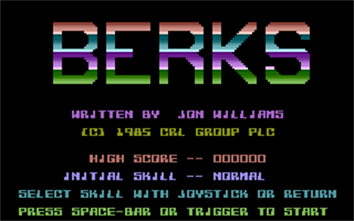 Berks - Screenshot - Game Title Image