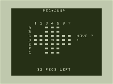 Peg Jump - Screenshot - Gameplay Image
