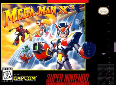 Mega Man X3 - Box - Front - Reconstructed Image