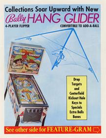 Hang Glider - Advertisement Flyer - Front Image