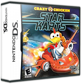 Crazy Chicken: Star Karts - Box - 3D Image