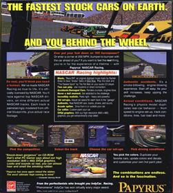 NASCAR Racing - Box - Back Image