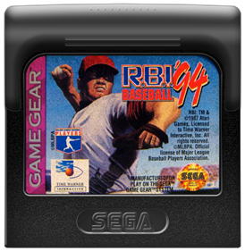 R.B.I. Baseball '94 - Fanart - Cart - Front Image