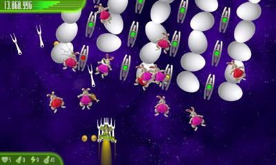 Chicken Invaders: Ultimate Omelette: Easter edition - Screenshot - Gameplay Image