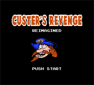 Custer's Revenge: Reimagined - Screenshot - Game Title Image