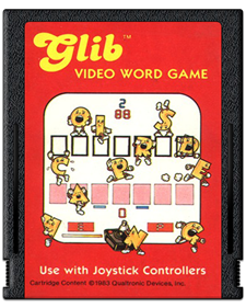 Glib: Video Word Game - Fanart - Cart - Front Image
