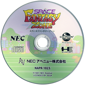 Space Fantasy Zone - Disc Image