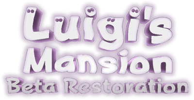 Luigi's Mansion: Beta Restoration - Clear Logo Image