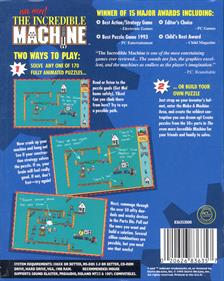 The Even More Incredible Machine - Box - Back Image