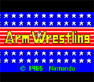 Arm Wrestling - Screenshot - Game Title Image