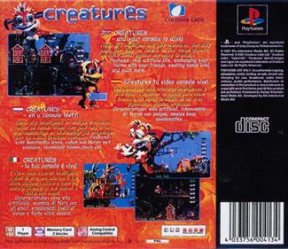 Creatures - Box - Back Image