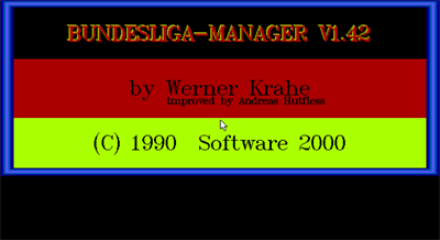 Bundesliga Manager - Screenshot - Game Title Image
