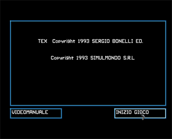 Tex 9: Il Fiore Della Morte - Screenshot - Game Select Image