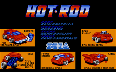 Hot Rod - Screenshot - Game Select Image