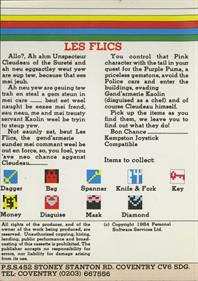 Les Flics - Box - Back Image