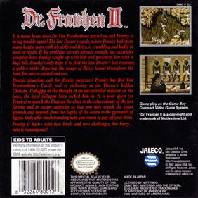 Dr. Franken II - Box - Back Image
