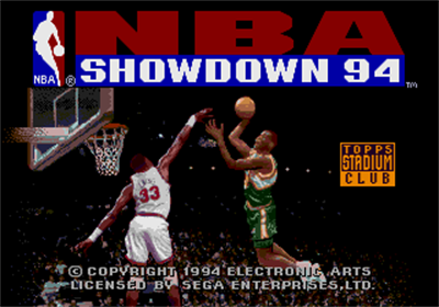 NBA Showdown '94 - Screenshot - Game Title Image