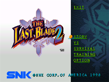 The Last Blade 2 - Screenshot - Game Title Image