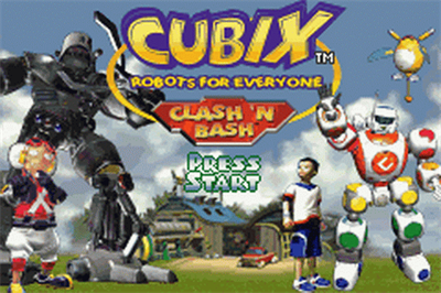 Cubix: Robots for Everyone: Clash 'n Bash - Screenshot - Game Title Image