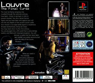 Louvre: The Final Curse - Box - Back Image