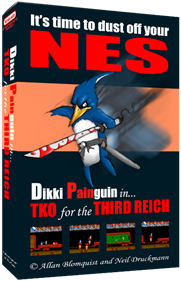 Dikki Painguin in... TKO for the Third Reich - Box - 3D Image