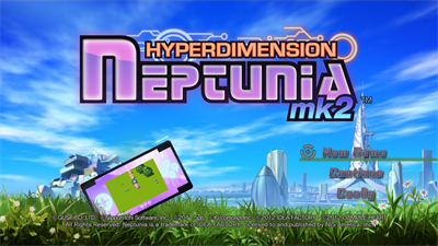 Hyperdimension Neptunia mk2 - Screenshot - Game Title Image