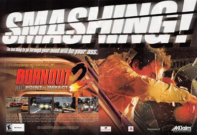 Burnout 2: Point of Impact - Advertisement Flyer - Front Image
