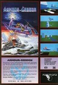 Armour-Geddon - Advertisement Flyer - Front Image
