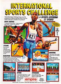 International Sports Challenge - Advertisement Flyer - Front Image