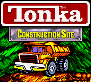Tonka Construction Site - Screenshot - Game Title Image