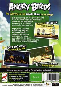 Angry Birds - Box - Back Image