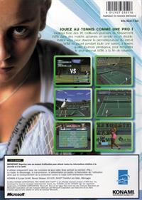 WTA Tour Tennis  - Box - Back Image