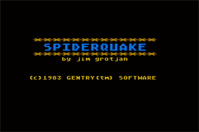 Spider Quake - Screenshot - Game Title Image