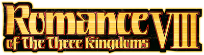 Romance of the Three Kingdoms VIII - Clear Logo Image