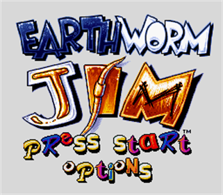 Earthworm Jim - Screenshot - Game Title Image