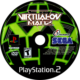 Cyber Troopers Virtual-On Marz - Disc Image