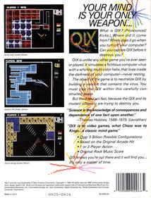 QIX - Box - Back Image