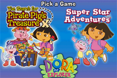 Dora the Explorer Double Pack - Screenshot - Game Title Image