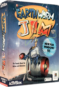 Earthworm Jim - Box - 3D Image