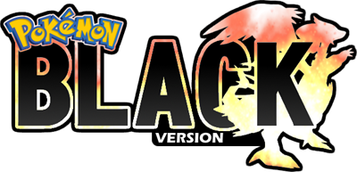 Pokémon Black Version - Clear Logo Image